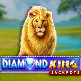 Diamond King Jackpots online game logo by SpinPlay Games on lottoscasino.com