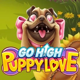 Go High Puppy Love logo – Slots by RubyPlay at Lotto Casino