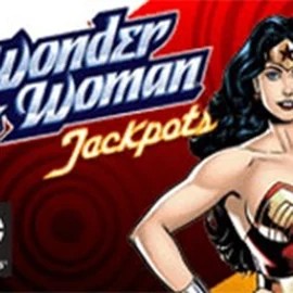 Wonder Woman Jackpots slot visual from Amaya available on lottoscasino.com